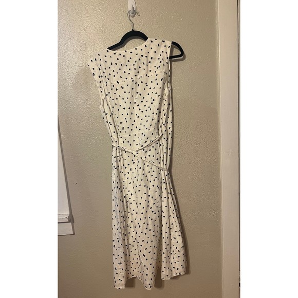 Banana Republic Linen-Cotton Wrap Dress Size 12 NWOT - Picture 8 of 8